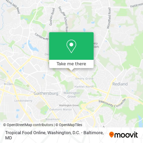 Tropical Food Online map