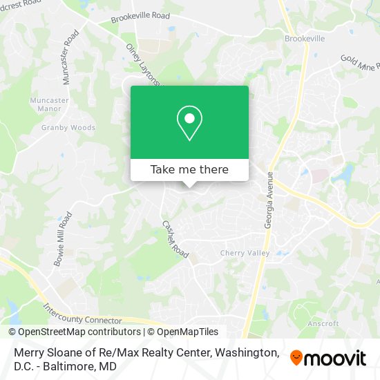 Mapa de Merry Sloane of Re / Max Realty Center
