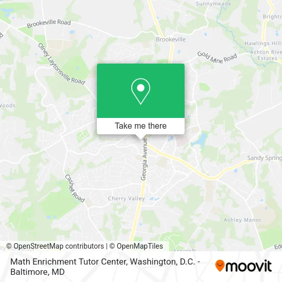 Math Enrichment Tutor Center map
