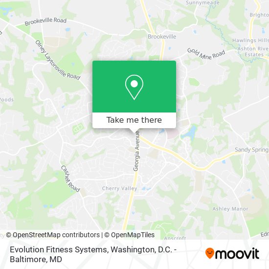 Mapa de Evolution Fitness Systems