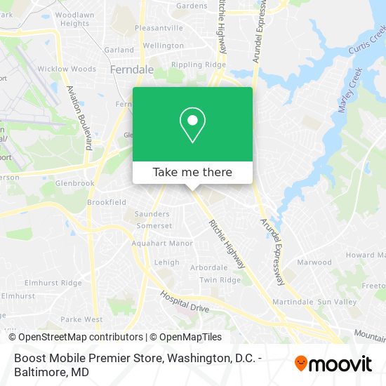 Boost Mobile Premier Store map