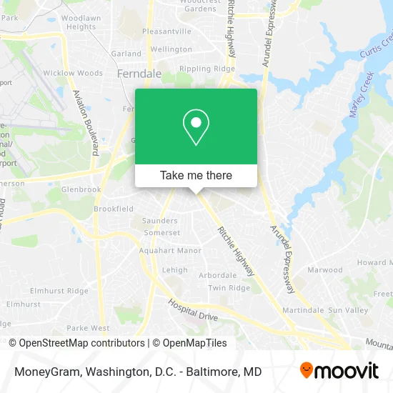 MoneyGram map