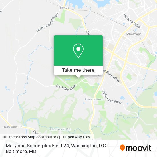 Maryland Soccerplex Field 24 map