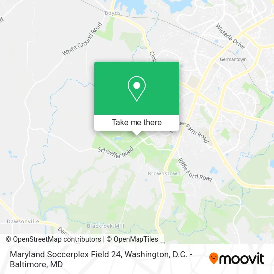 Mapa de Maryland Soccerplex Field 24