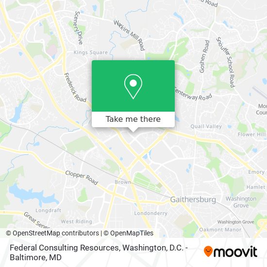 Federal Consulting Resources map