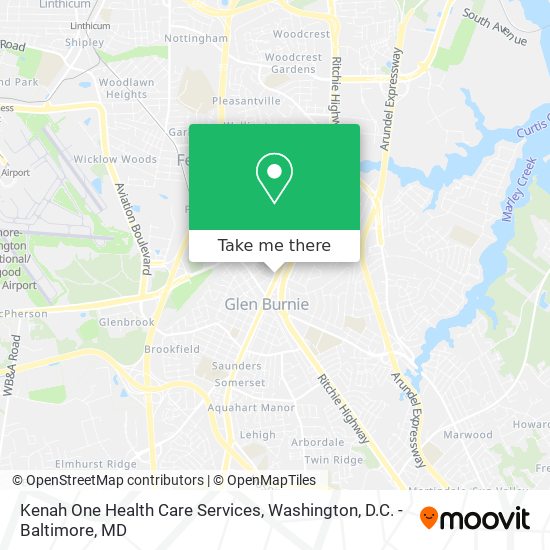 Kenah One Health Care Services map