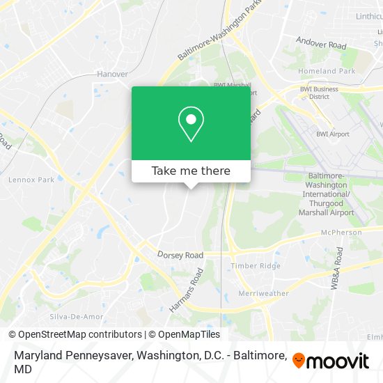 Mapa de Maryland Penneysaver