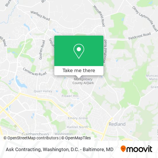 Ask Contracting map