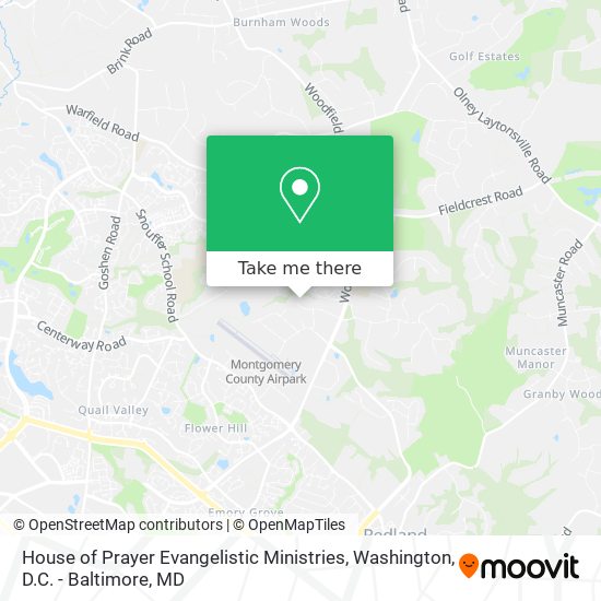 Mapa de House of Prayer Evangelistic Ministries