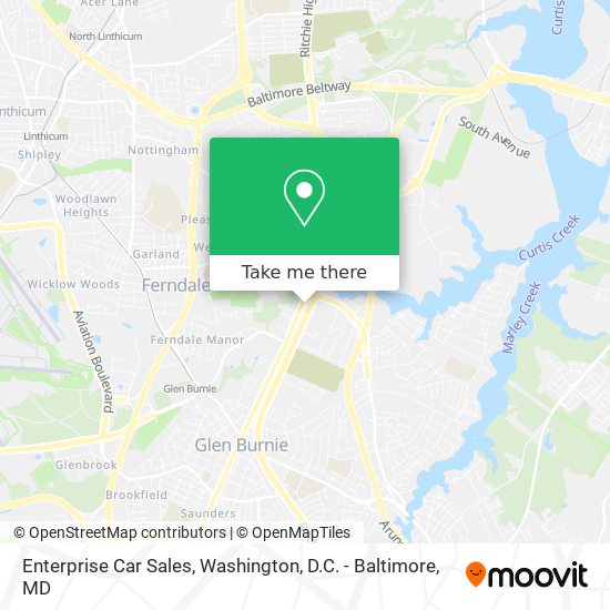 Enterprise Car Sales map