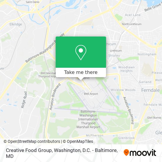 Mapa de Creative Food Group