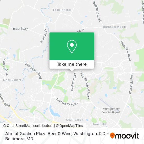 Mapa de Atm at Goshen Plaza Beer & Wine