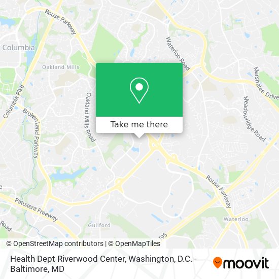 Health Dept Riverwood Center map