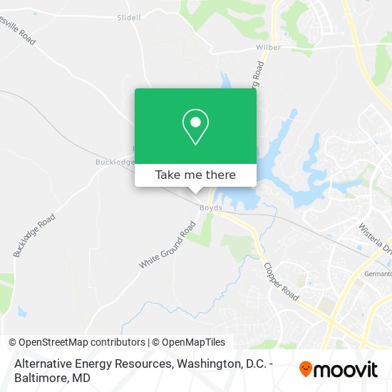 Alternative Energy Resources map