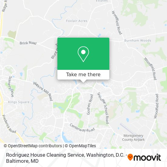 Rodriguez House Cleaning Service map