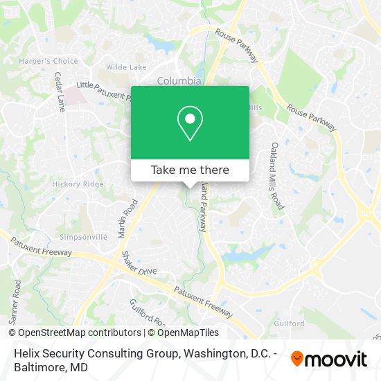 Helix Security Consulting Group map