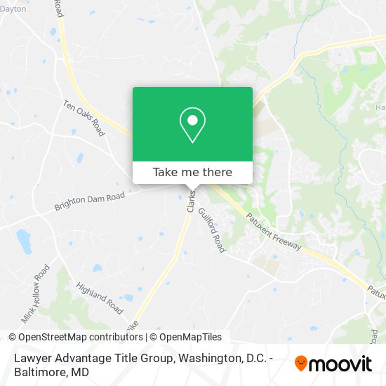 Mapa de Lawyer Advantage Title Group