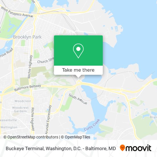 Mapa de Buckeye Terminal