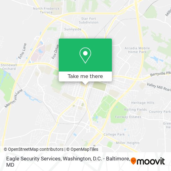 Mapa de Eagle Security Services