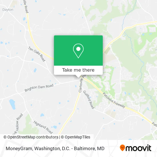 MoneyGram map