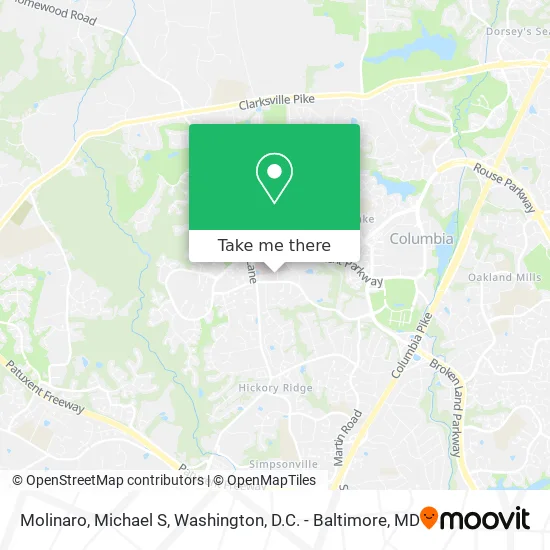 Molinaro, Michael S map