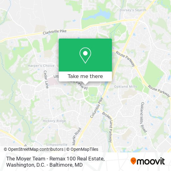 The Moyer Team - Remax 100 Real Estate map