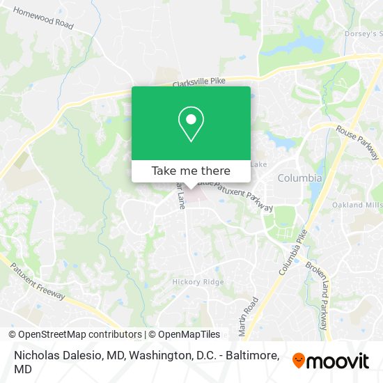 Mapa de Nicholas Dalesio, MD