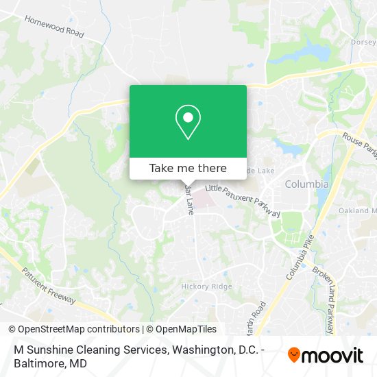 M Sunshine Cleaning Services map