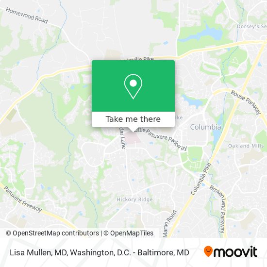 Lisa Mullen, MD map