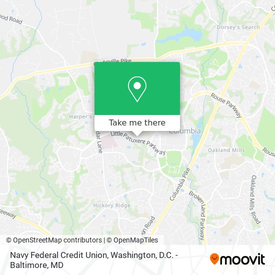 Mapa de Navy Federal Credit Union