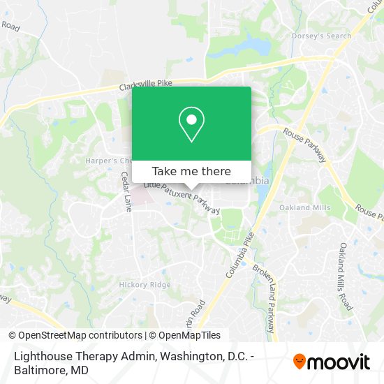 Mapa de Lighthouse Therapy Admin
