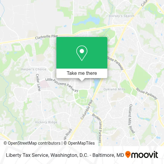 Liberty Tax Service map