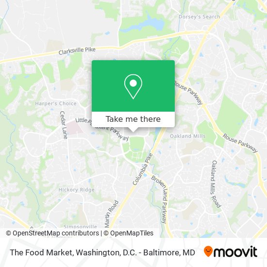 Mapa de The Food Market