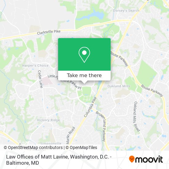 Mapa de Law Offices of Matt Lavine