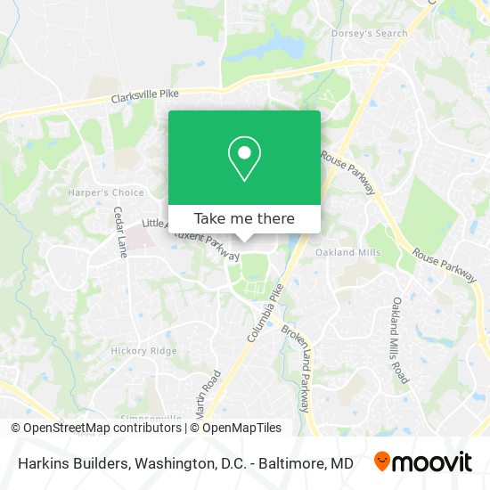 Harkins Builders map