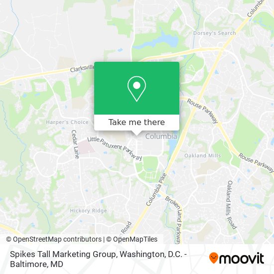 Spikes Tall Marketing Group map