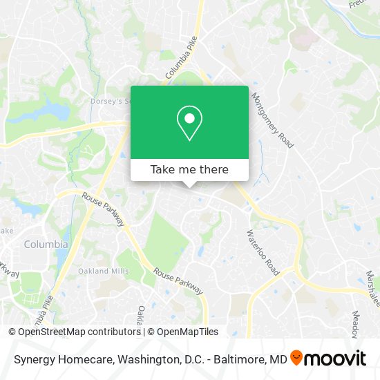 Synergy Homecare map