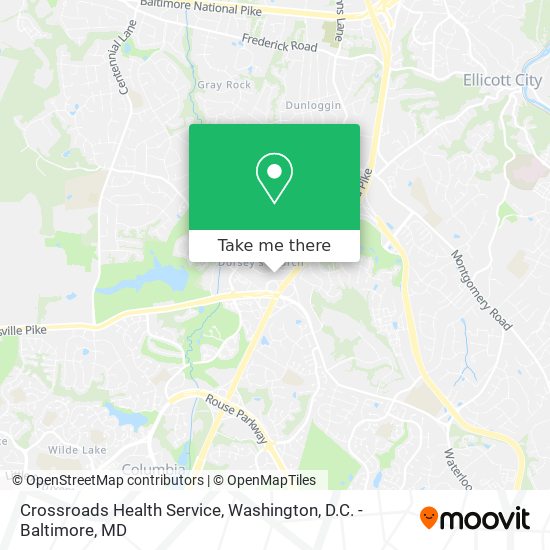 Crossroads Health Service map