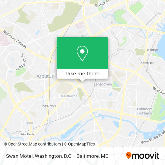 Swan Motel map