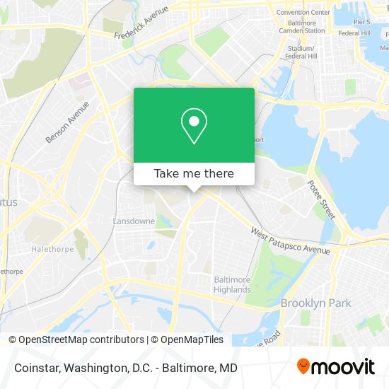 Coinstar map