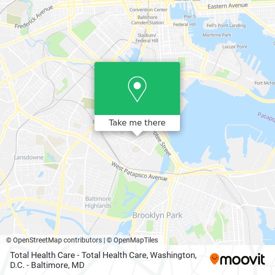 Total Health Care - Total Health Care map