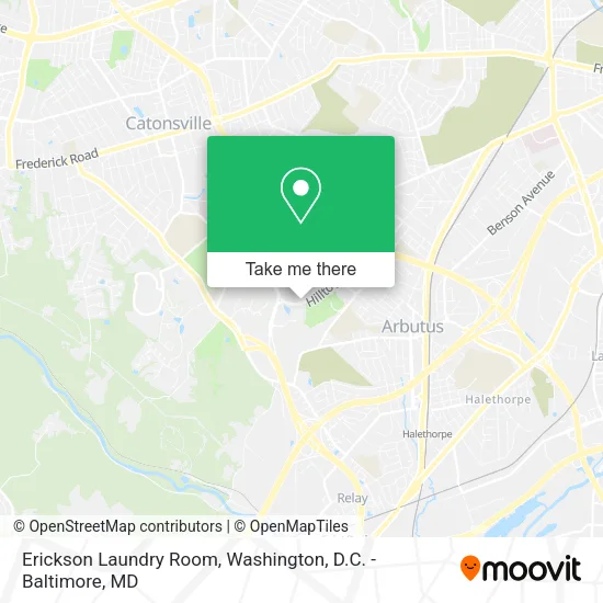 Mapa de Erickson Laundry Room