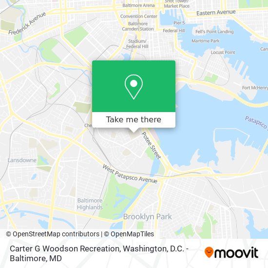 Carter G Woodson Recreation map