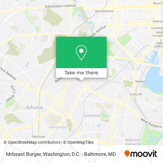 Mrbeast Burger map