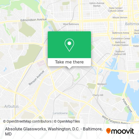 Absolute Glassworks map