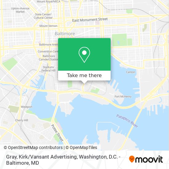 Mapa de Gray, Kirk/Vansant Advertising