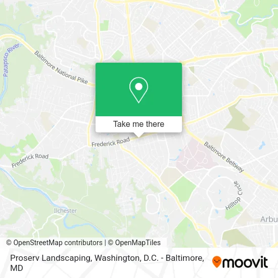 Proserv Landscaping map