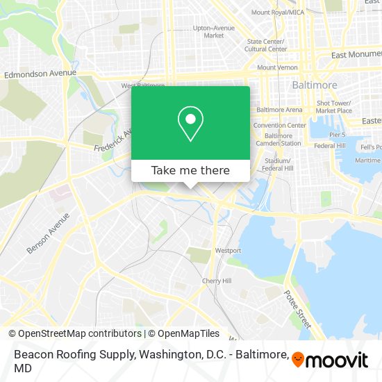 Beacon Roofing Supply map