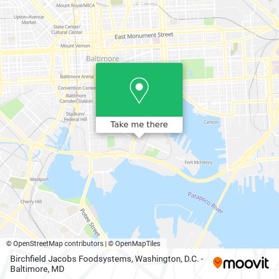 Birchfield Jacobs Foodsystems map