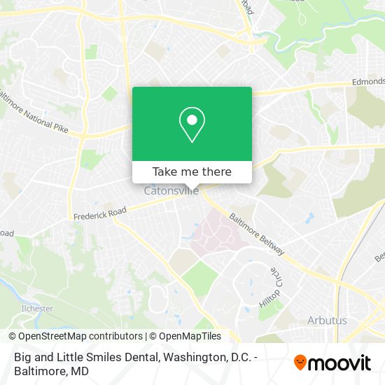 Big and Little Smiles Dental map